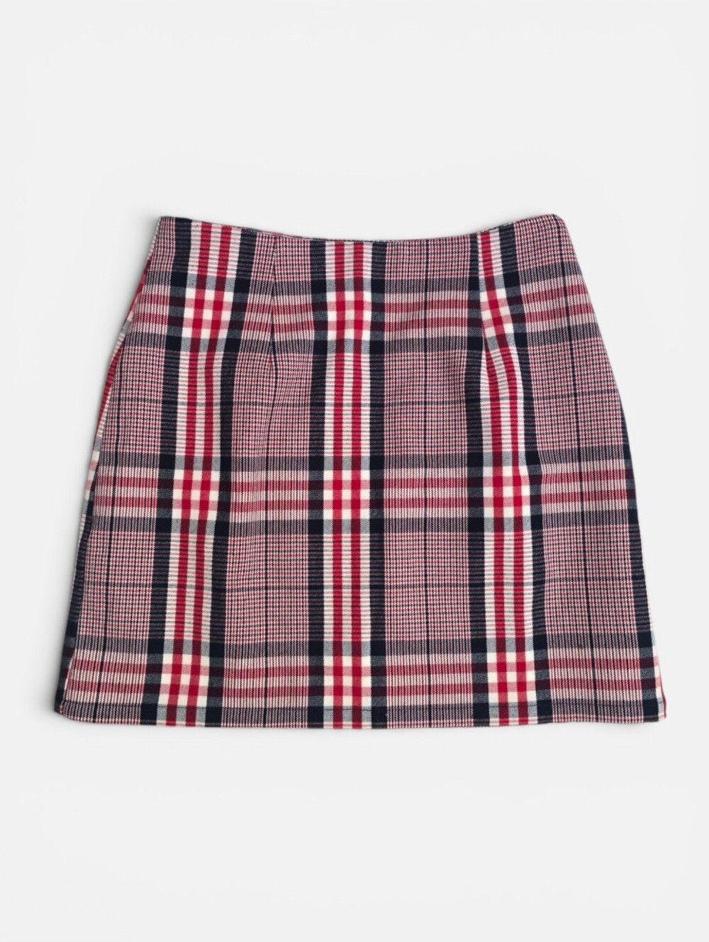 Forever 21โ Americana Preppy Plaid Red Blue White Academia Mini Skirt